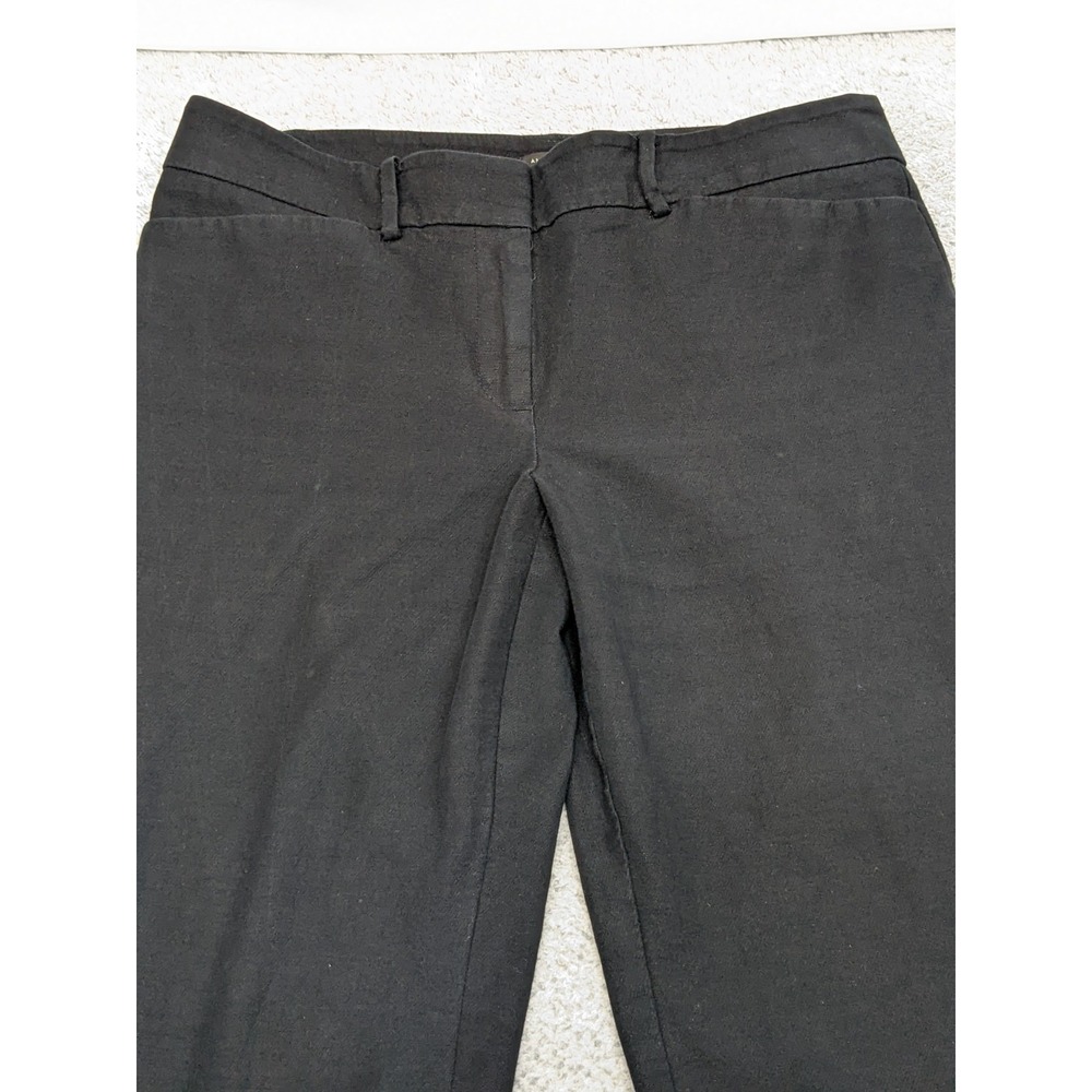 Ann Taylor Factory Size 8 32x25 Black Career Dress Pants Stretch EUC - Picture 2 of 10